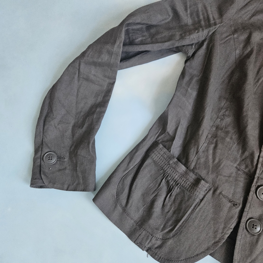 Gray Purple Button-Up Blazer Lightweight Blazer J… - image 4